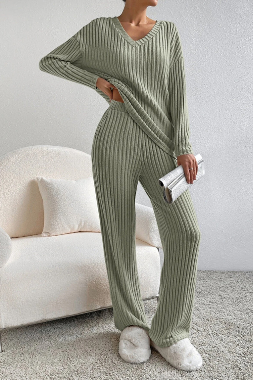 Conjunto cream office