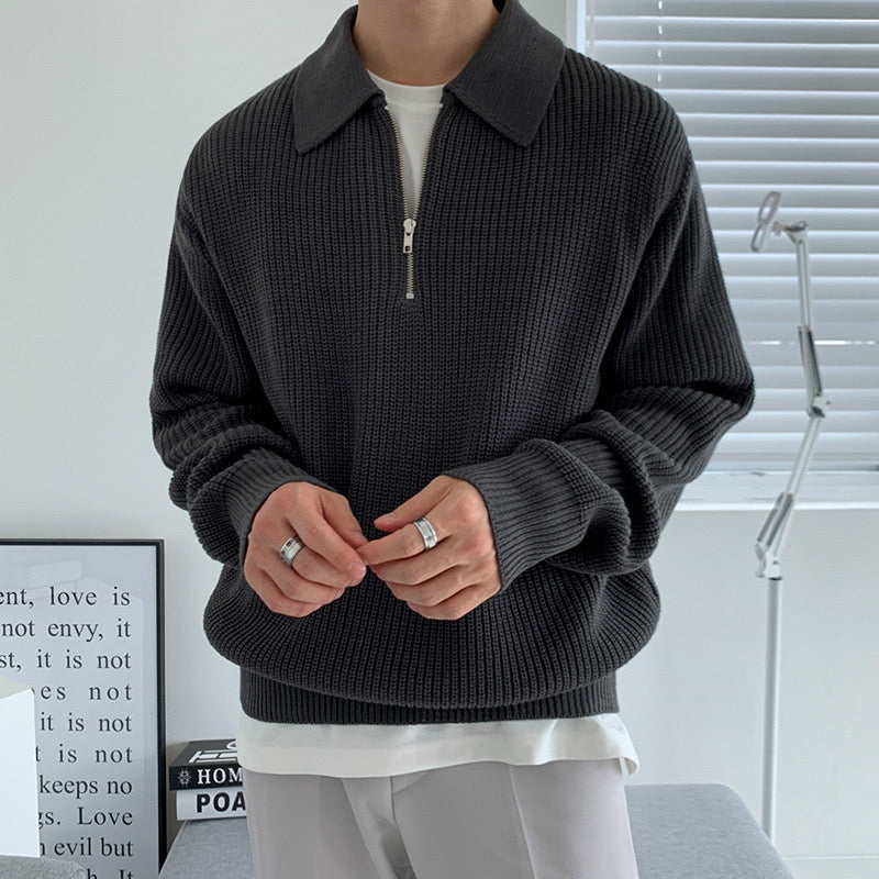 JERSEY CON CREMALLERA PURE ESSENTIALS