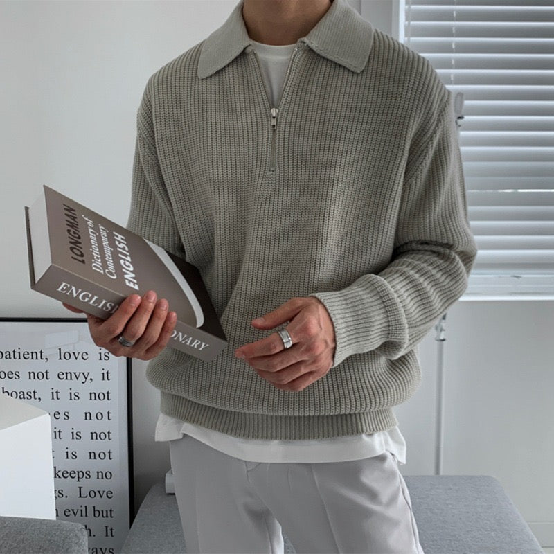 JERSEY CON CREMALLERA PURE ESSENTIALS