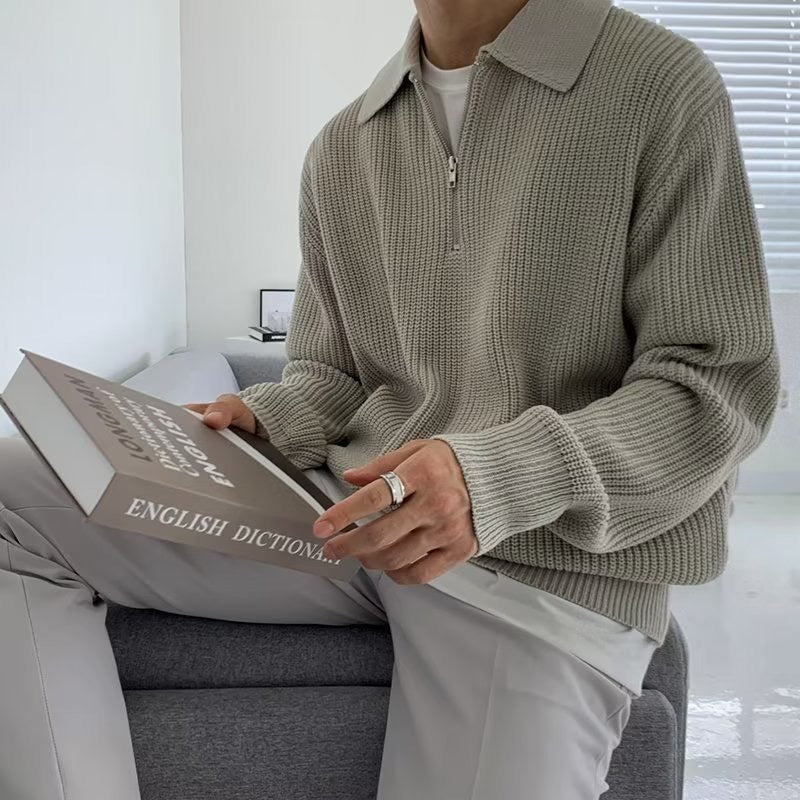 JERSEY CON CREMALLERA PURE ESSENTIALS