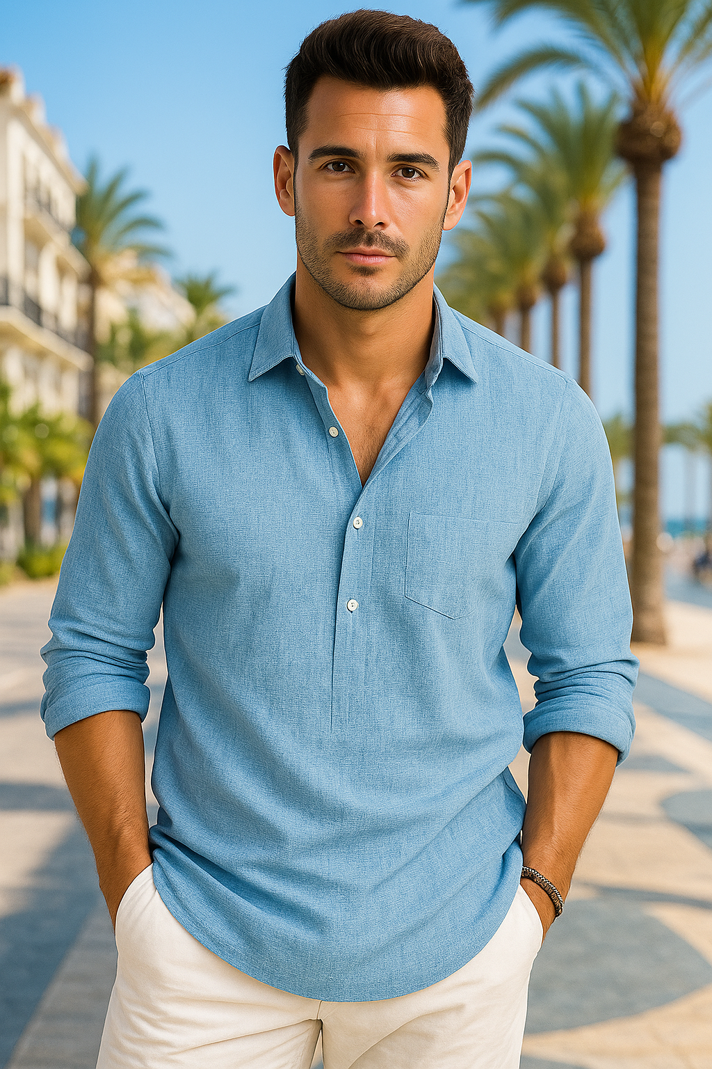 Camisa Ibiza Classic de algodón