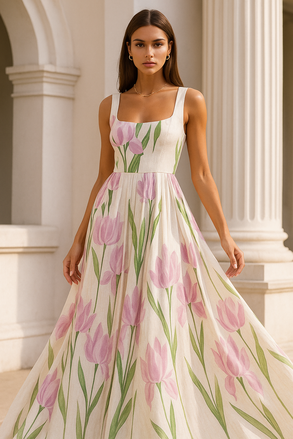 Vestido Floral de gasa Eliana