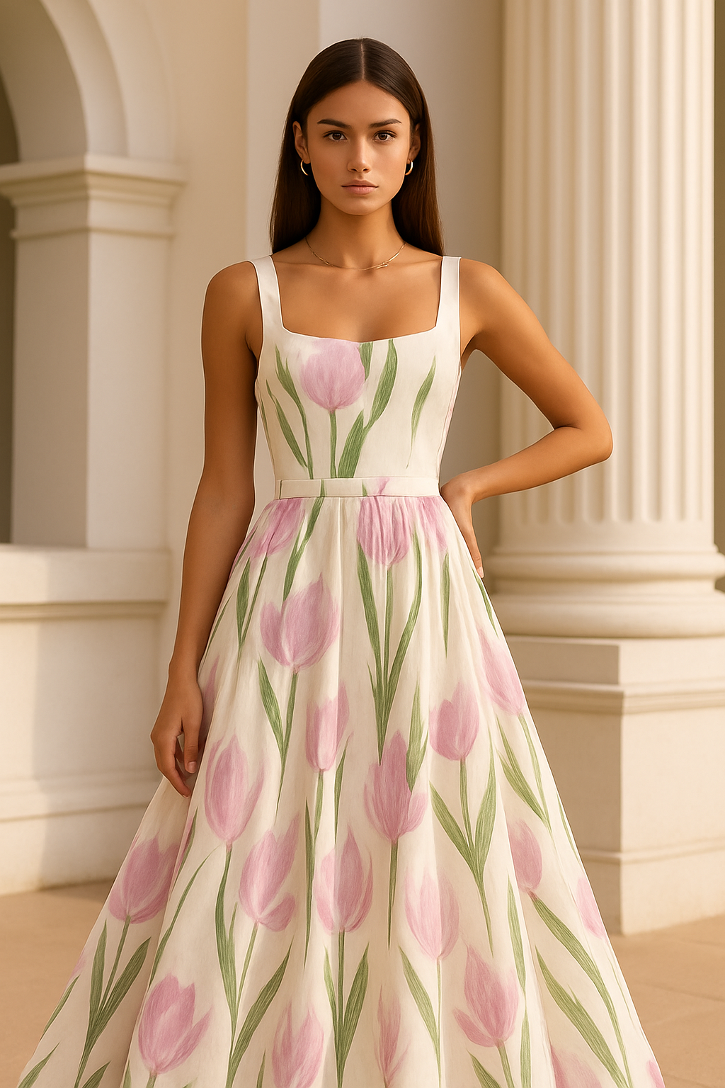 Vestido Floral de gasa Eliana