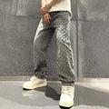 JACQUARD DENIM JEANS